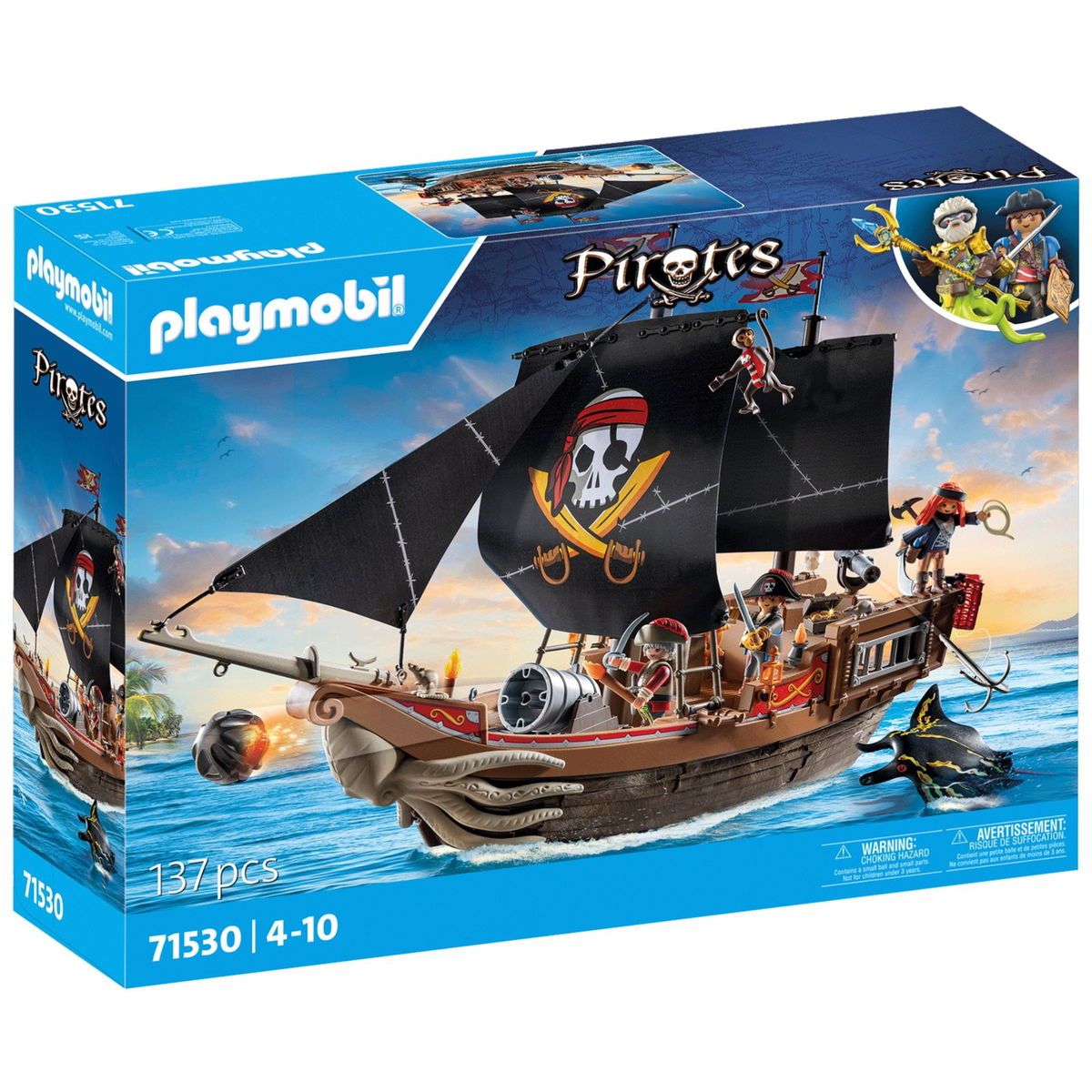 PLAYMOBILPLAYMOBIL   Pirates 71530 Grosses Piratenschiff