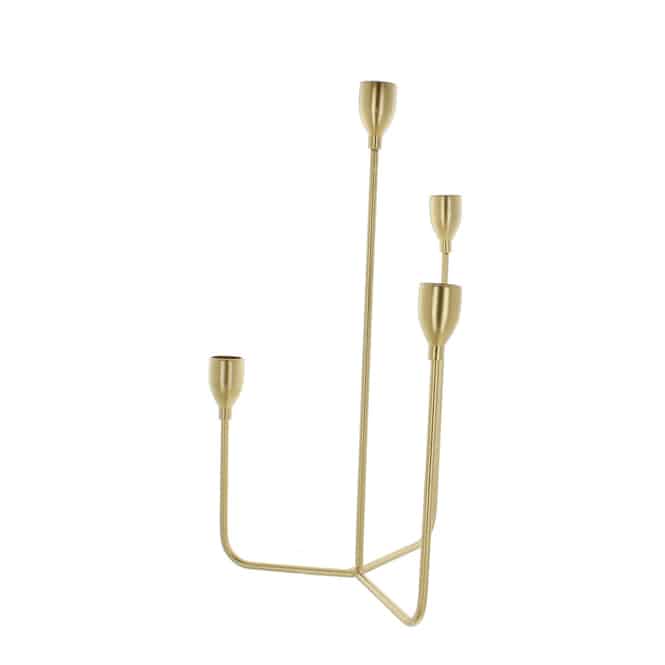 Adventskerzenhalter gold - ca. 20 x 17 x 34,5 cm