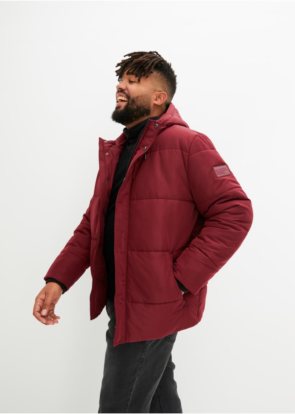 Veste matelassée à capuche en polyester recyclé