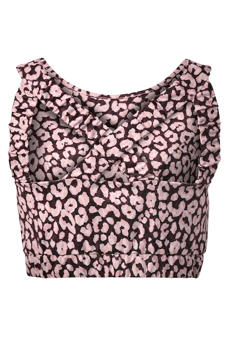 Bustier, Leodruck, gekreuzte Rückenträger