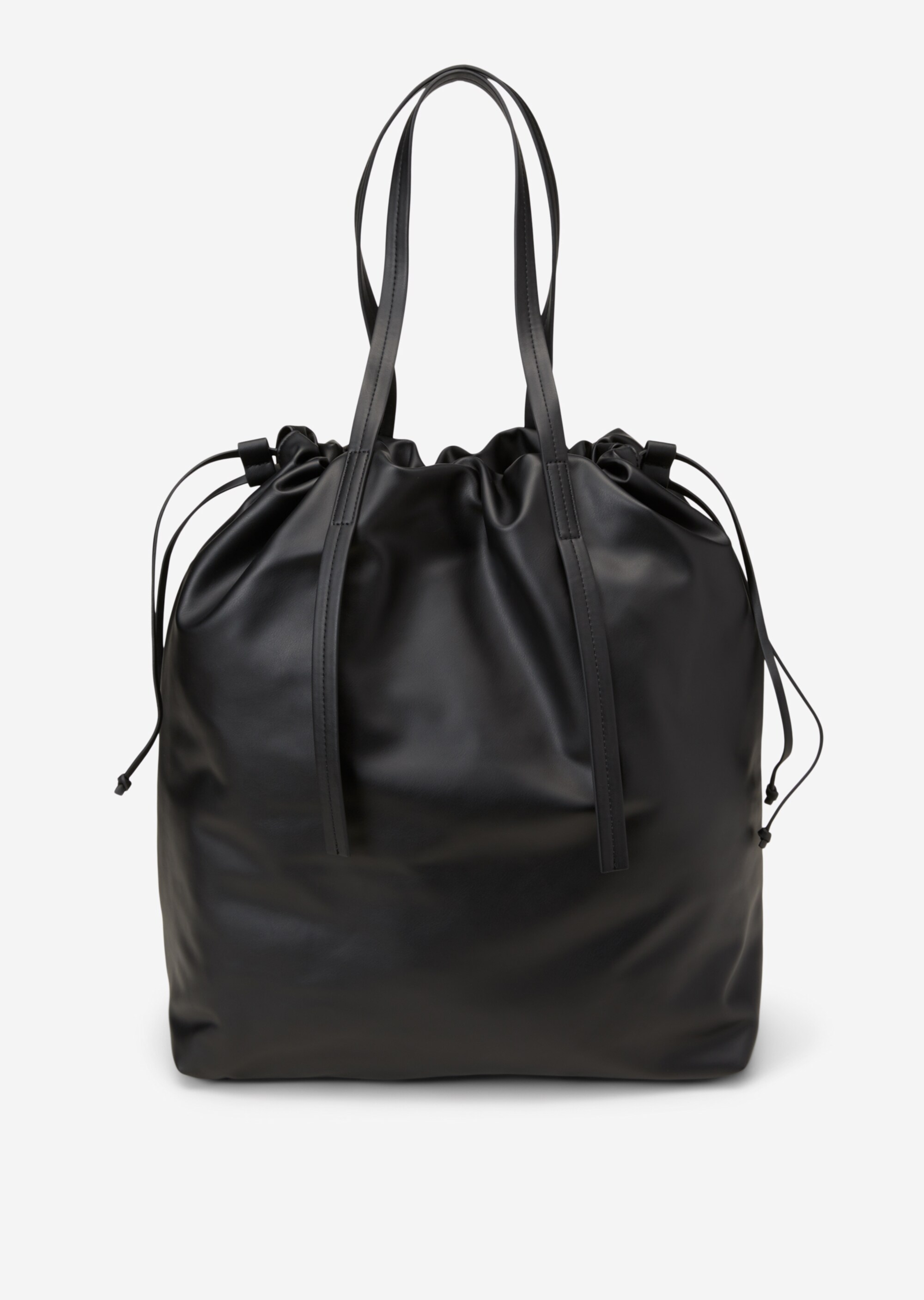 Shopper large aus einer Lederalternative aus recyceltem Polyester