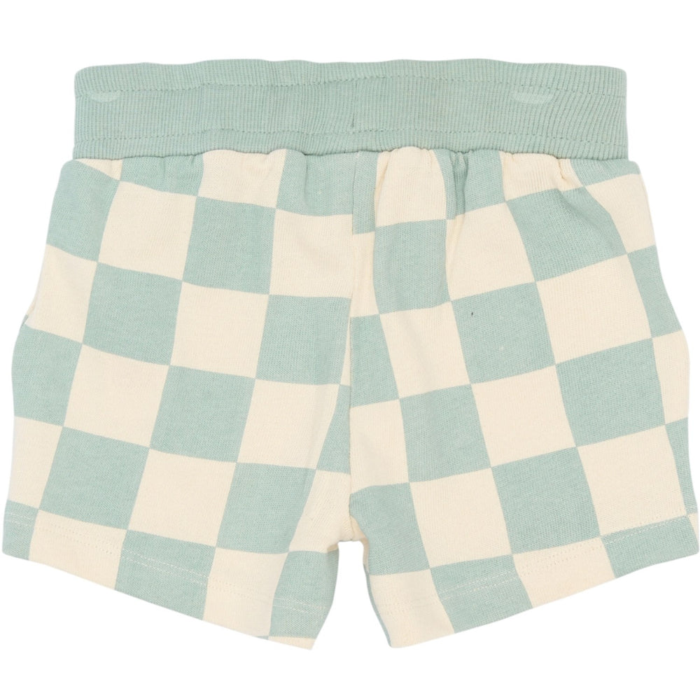 Køb THE NEW Siblings Aqua Gray Aop Tnstsebastian Shorts