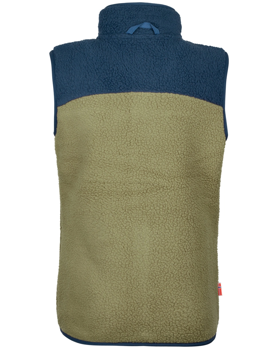 Fleece-WeKids HEMSEDAL in moss/mystic blue
