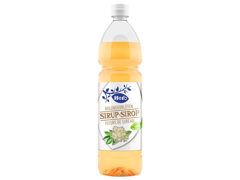 Hero Gastronomique Holunderblüten Sirup 1 l Sirup mit floralem Holunderblüten Aroma