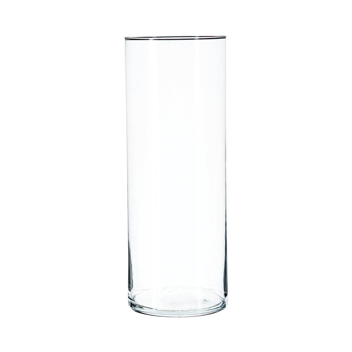 VASE CYLINDRE TRANSPARENT H.40CM