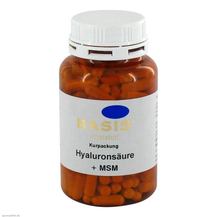 Hyaluronsäure + MSM Kapseln, 200 St