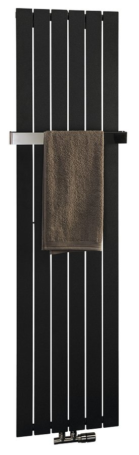 Sapho Colonna radiator mat zwart 45x180cm 910W
