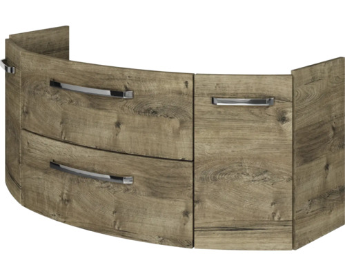 Jungborn wastafelmeubel VENTITRE BxHxD 116,3 x 49,2 x 46 cm Frontkleur eiken ribbeck houtdecor
