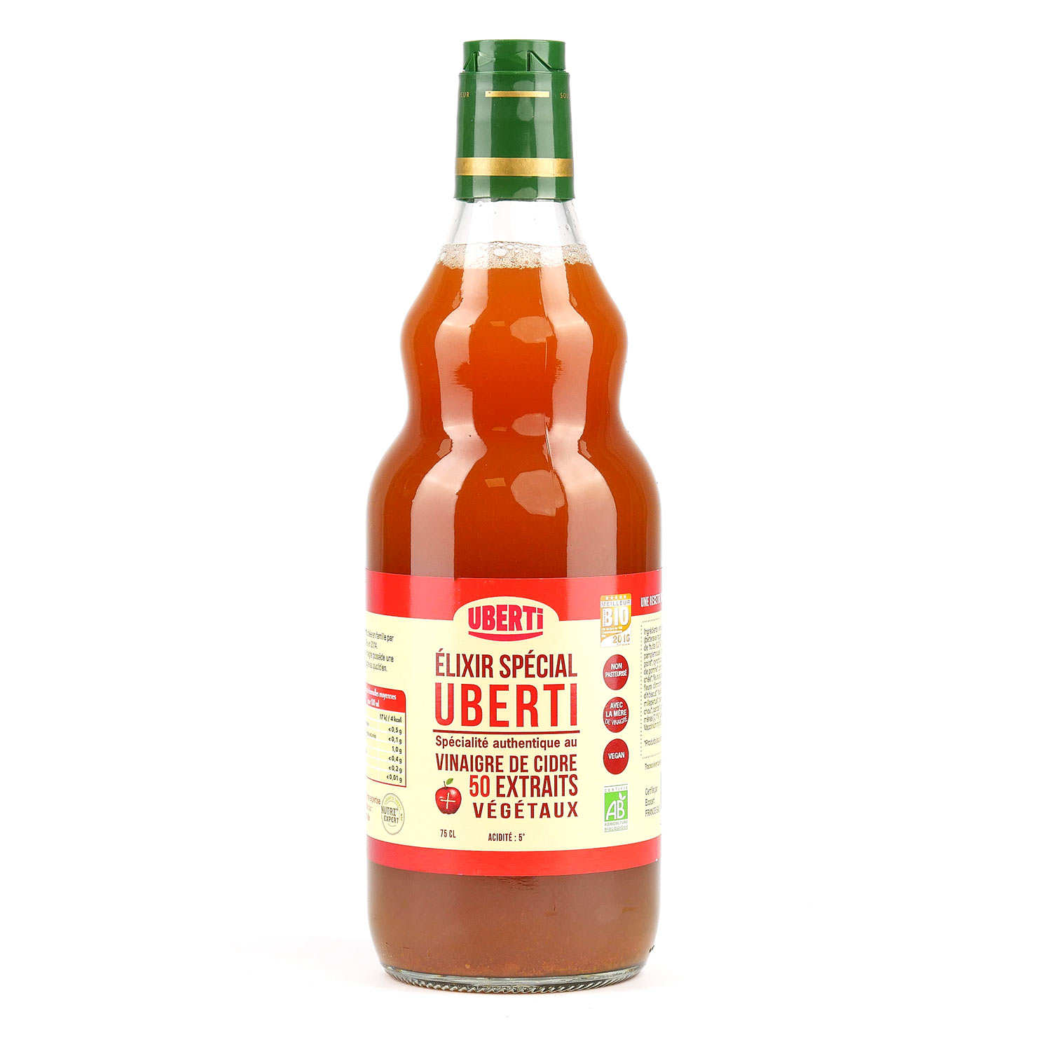 Elixir Spécial Uberti - Vinaigre de cidre bio enrichi aux 50 extraits végétaux