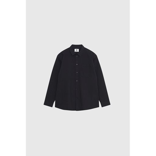 Wood Wood Day Dobby Striped Skjorte, Shadow Side, XL