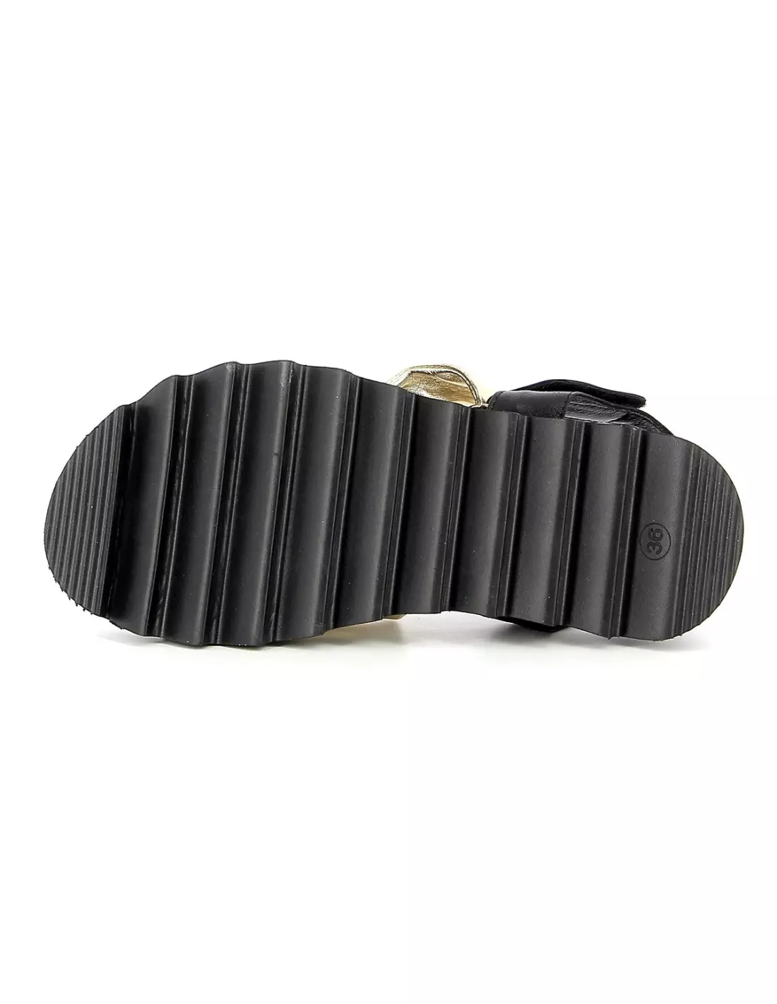 MAISON MANSA 117 M01 - Sandales & nu-pieds Goldblack