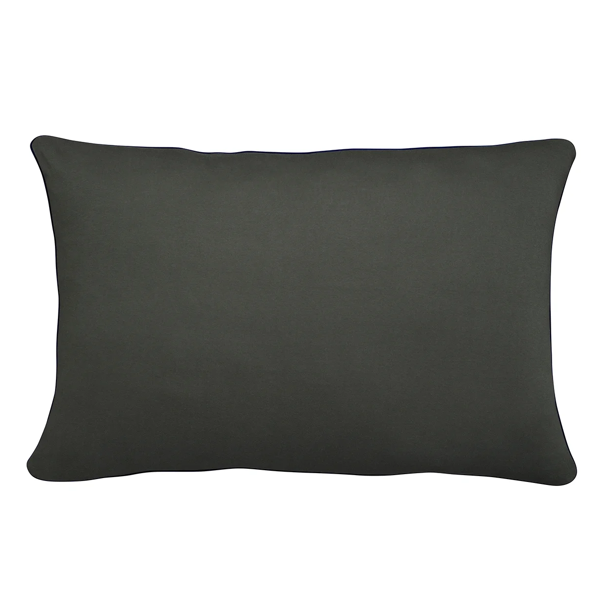 Taie d'oreiller Confort Jersey Coloris Carbone