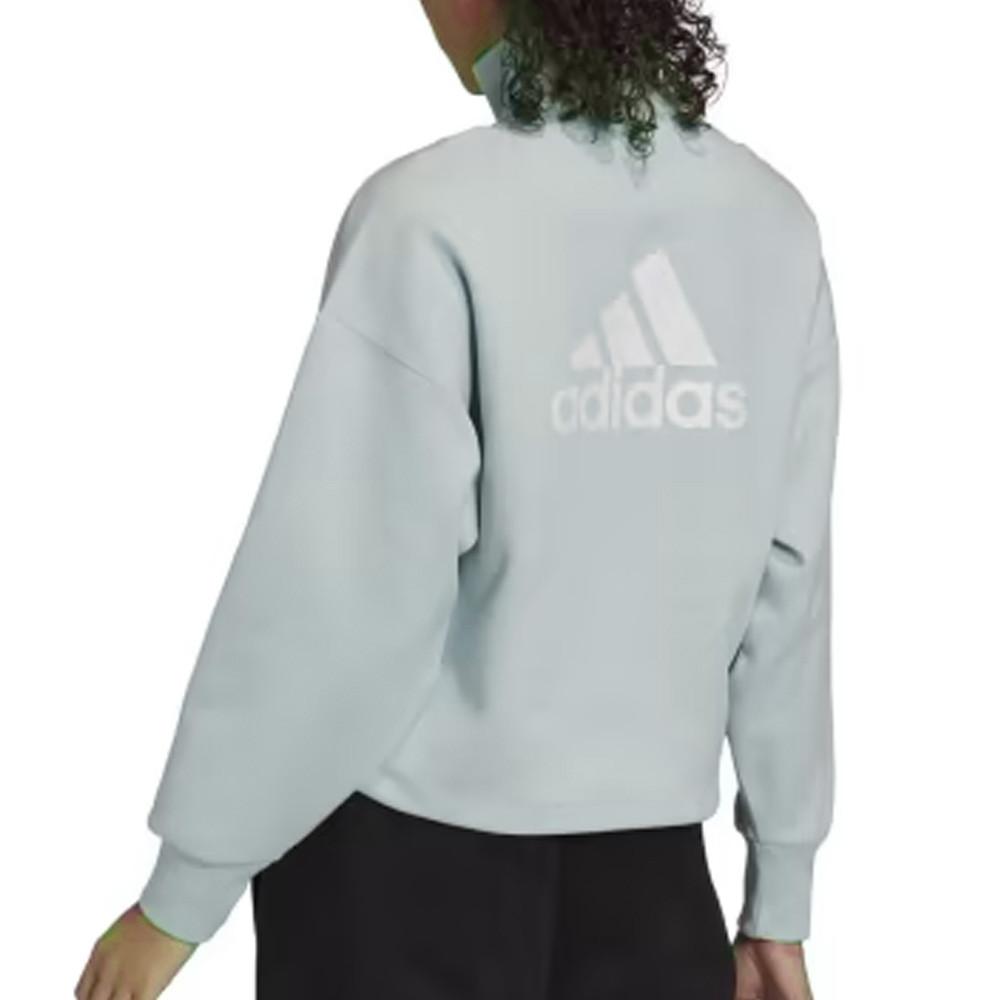 Adidas Sweat 2/4 de Zip Bleu Clair Femme Adidas HH9107