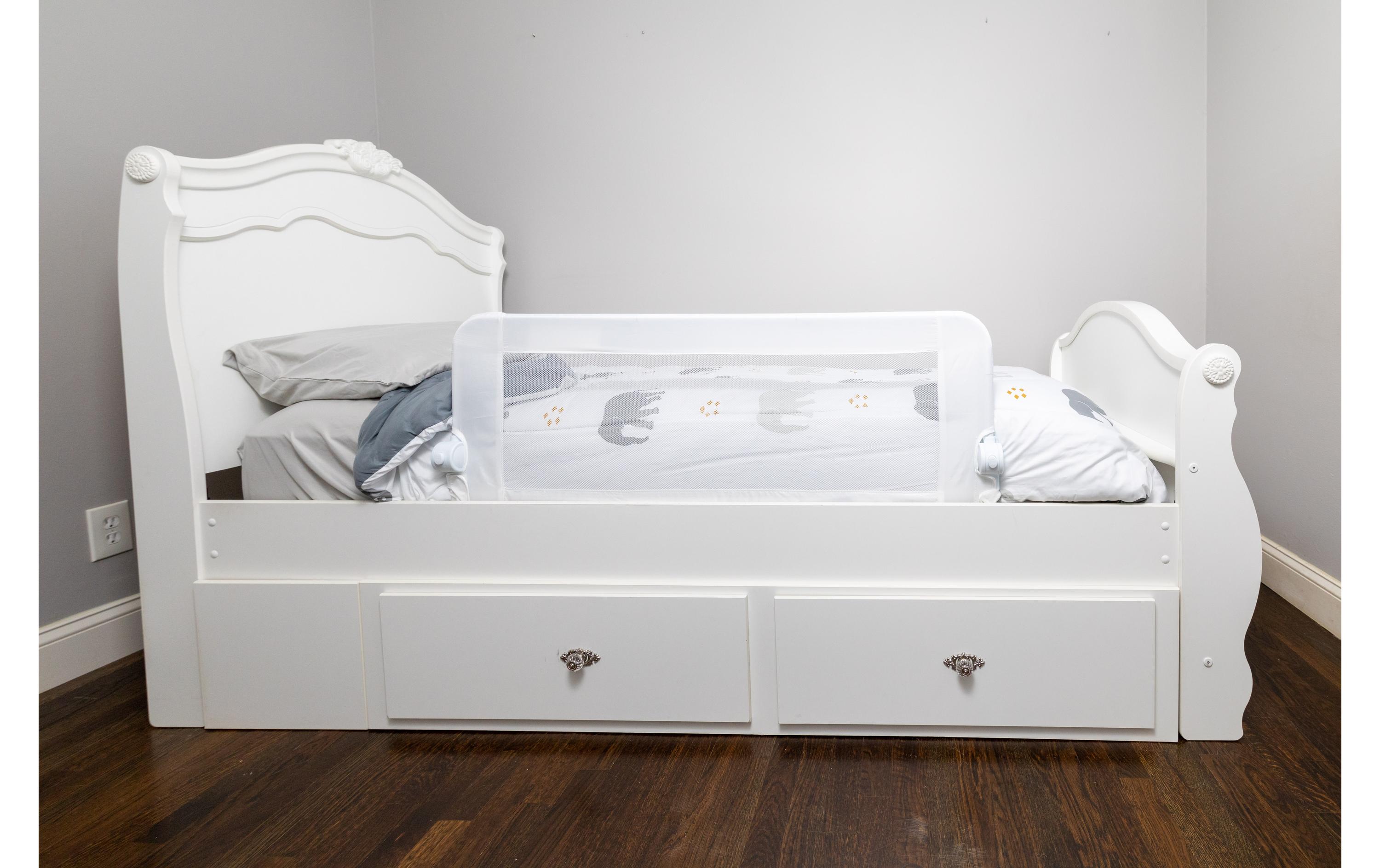 Bettgitter Maggie Weiss 110 x 50 cmGeeignet für Standard & Boxspringbetten