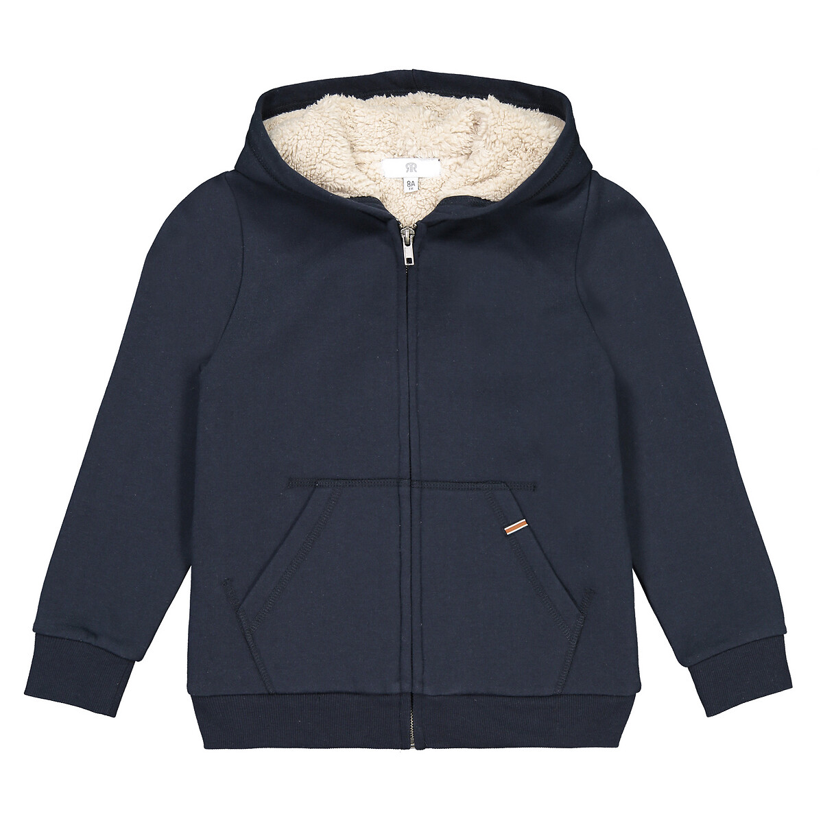 COLEÇÕES LA REDOUTE<br>Moletom com zíper, forrado com sherpa quente