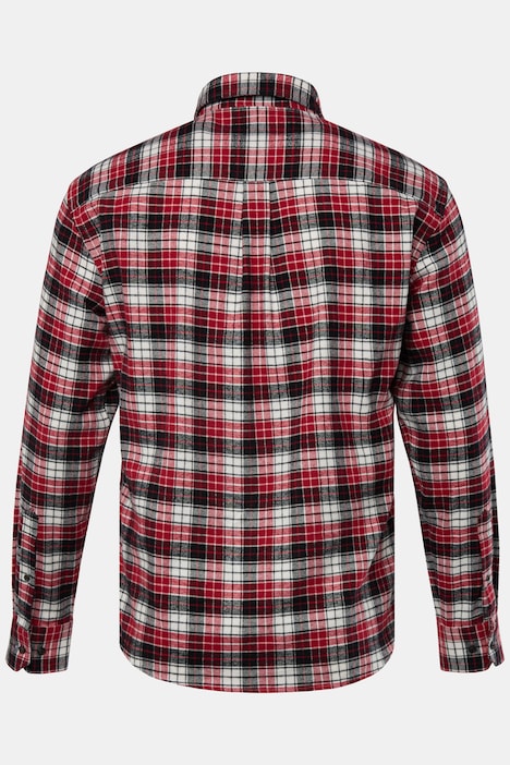 JP 1880 Karo-Flanellhemd, Langarm, Kentkragen, Modern Fit, bis 8 XL