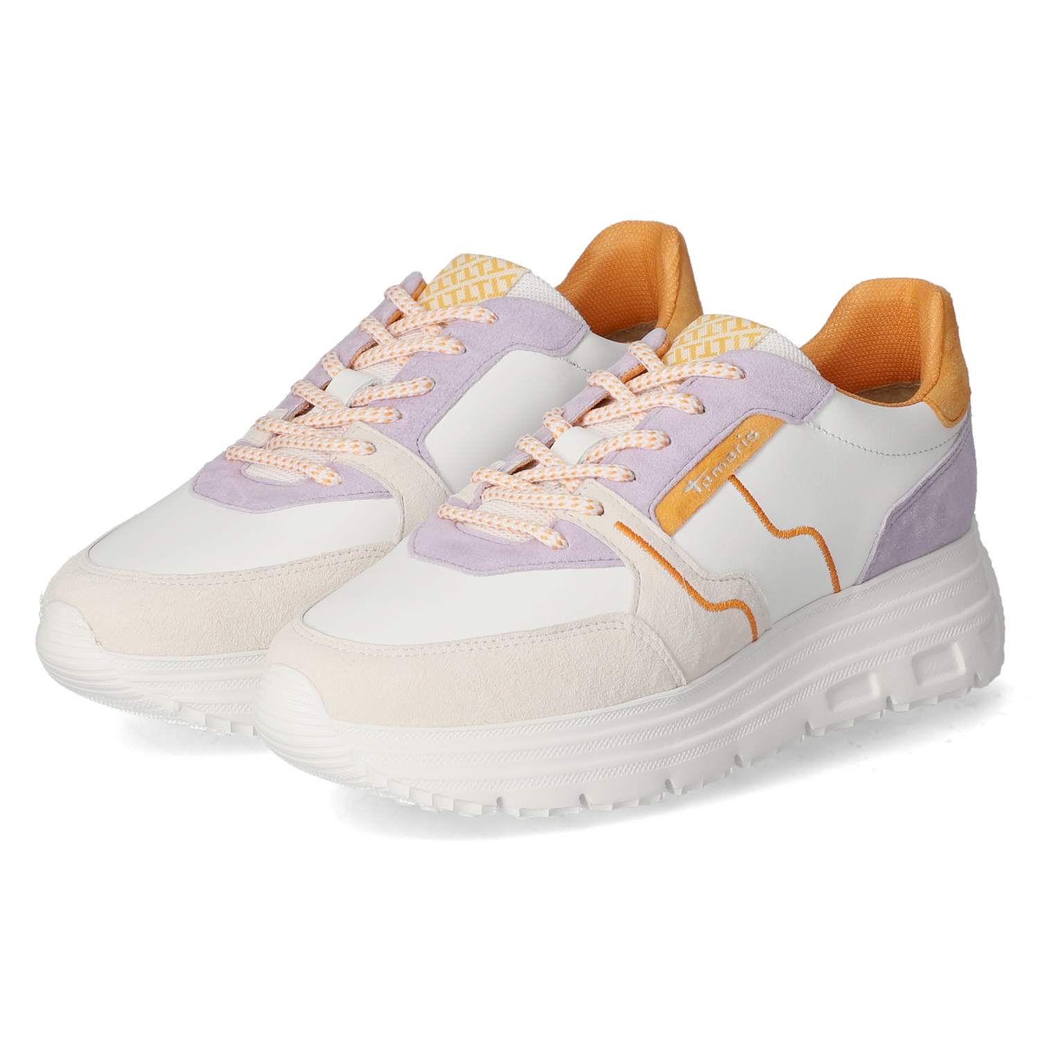Tamaris Low Sneaker - orange comb