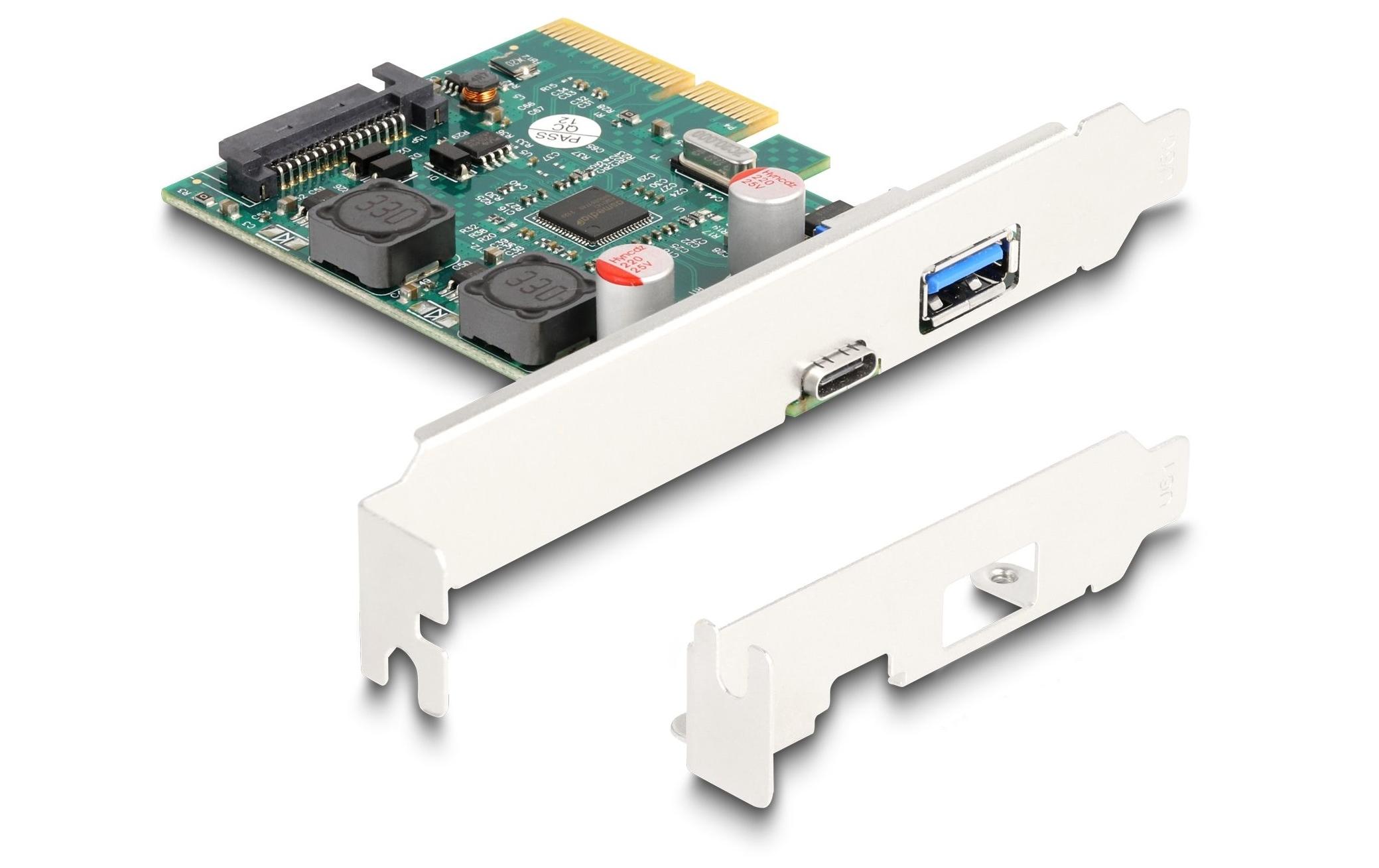 PCI-Express-Karte 90107 2x USB2x SuperSpeed USB 3.1 PCI Express Karte