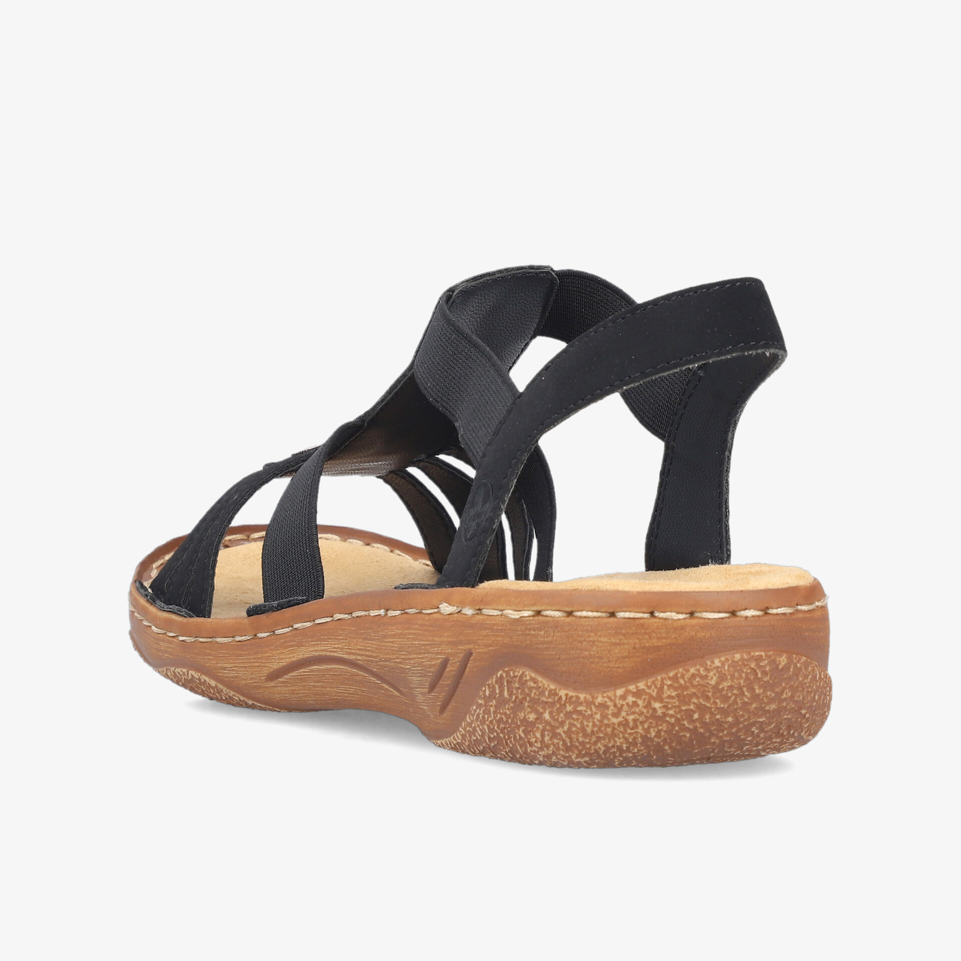 rieker Damen Riemchensandalen schwarz