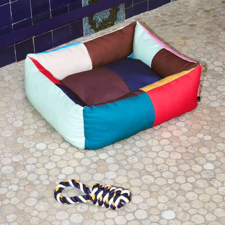 HAY - Dogs Rope Spielzeug, blau / lila / ocker