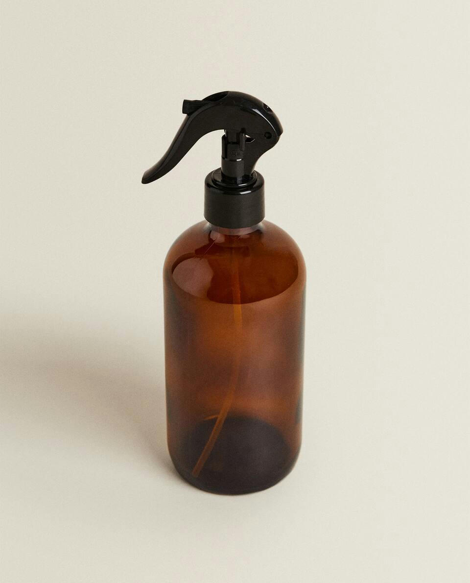 FRASCO DE VIDRO RECARREGÁVEL COM SPRAY (500 ML)