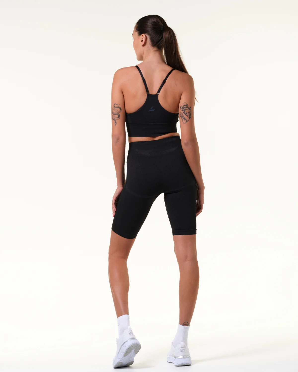 LEVITY Eclipse Mesh Seamless Push Up Bra Blue Ink Marl