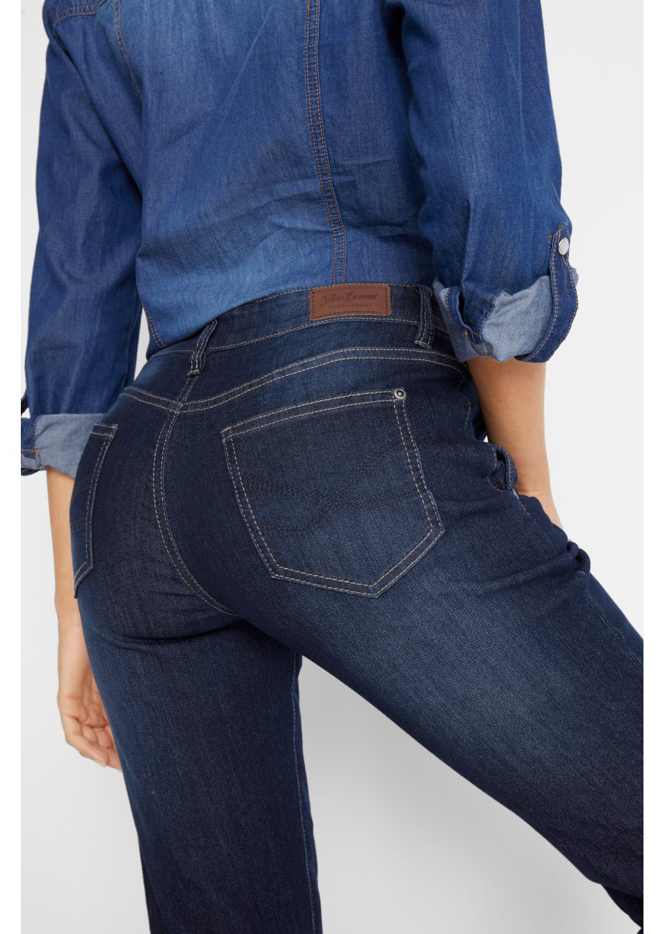 Jean extensible confort-stretch, Boyfriend