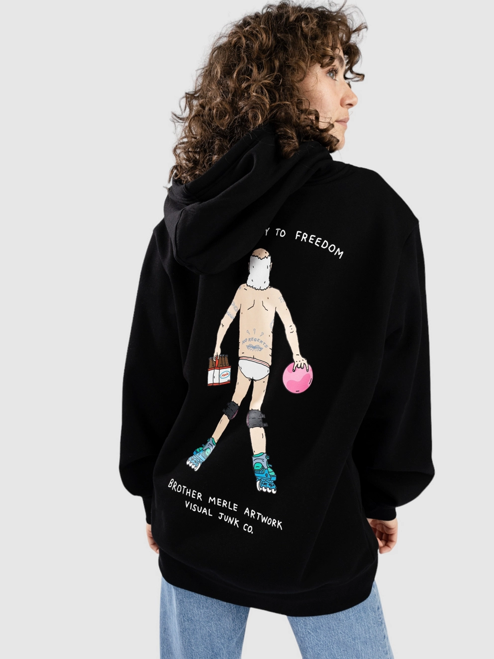 Brother Merle Freedom Hoodie black