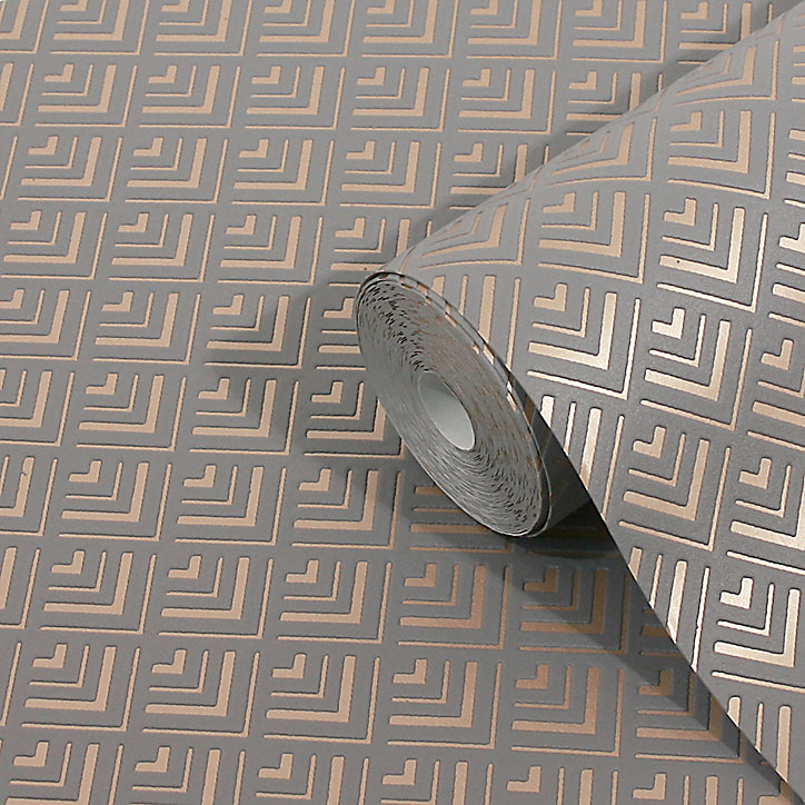 Papier peint vinyle sur intissé GoodHome Ficus noir