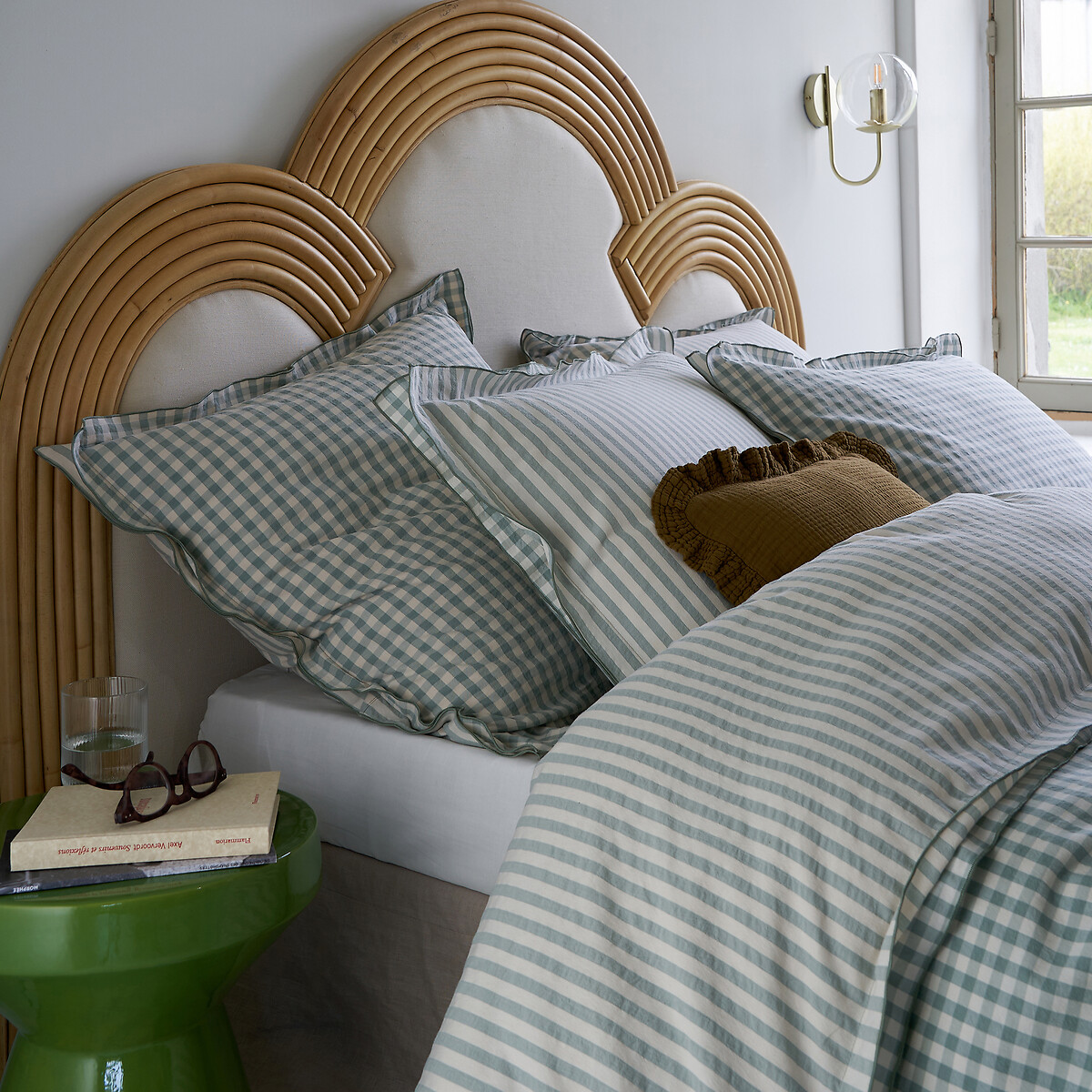 LA REDOUTE INTERIEURS<br>Capa de edredão Seersucker, Cottage