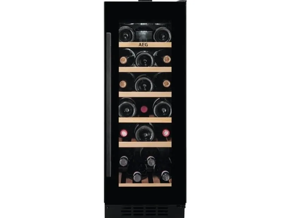 AEG 5000 AWUS020B5B - Vinkøler - til indbygning - niche - bredde: 30 cm - dybde: 55 cm - højde: 82.2 cm - 58 liter - Klasse G - sort og glas
