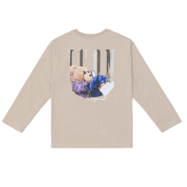 Chill bear icon longsleeves - beige
