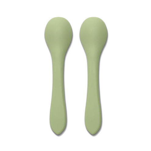 Lot de 2 cuillères en silicone VERT - LORELLI