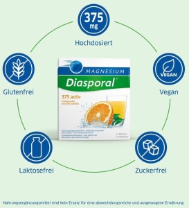 Diasporal Magnesium Trinkgranulat Orange