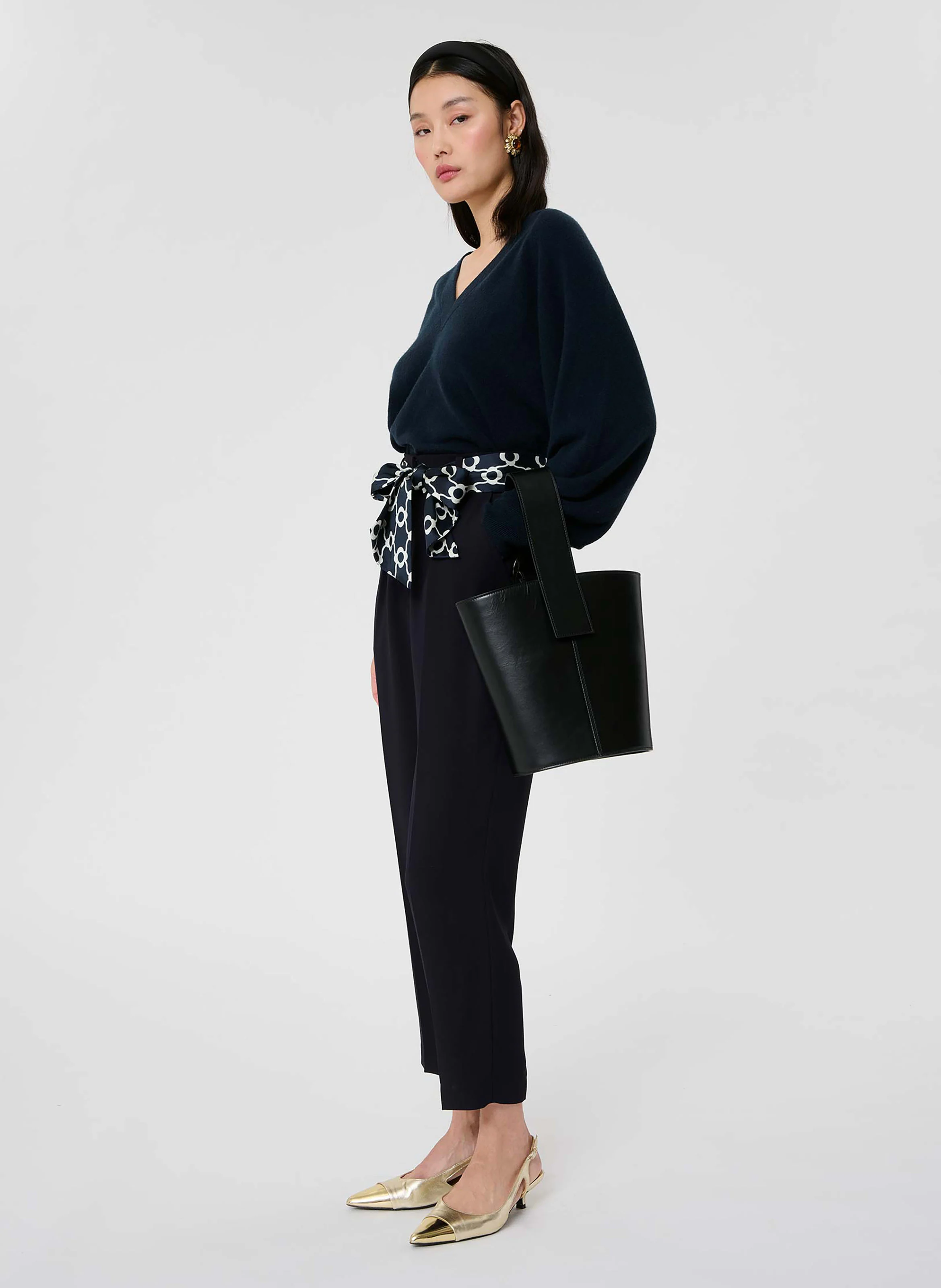 PAGA - Pantalon à pinces | Bleu