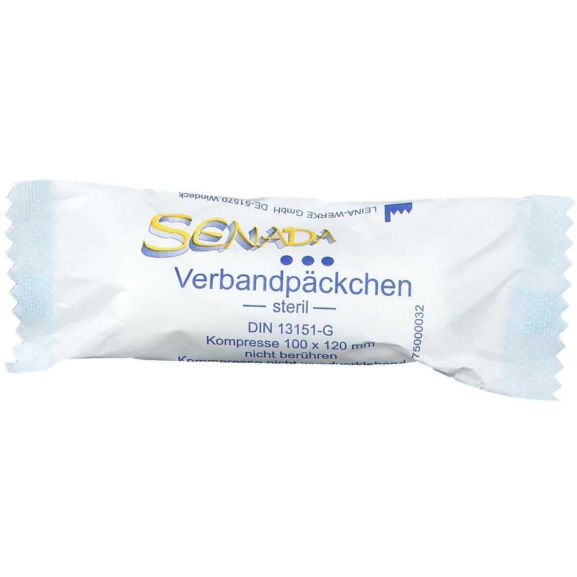 Senada Verbandpäckchen gross 100 x 120 mm