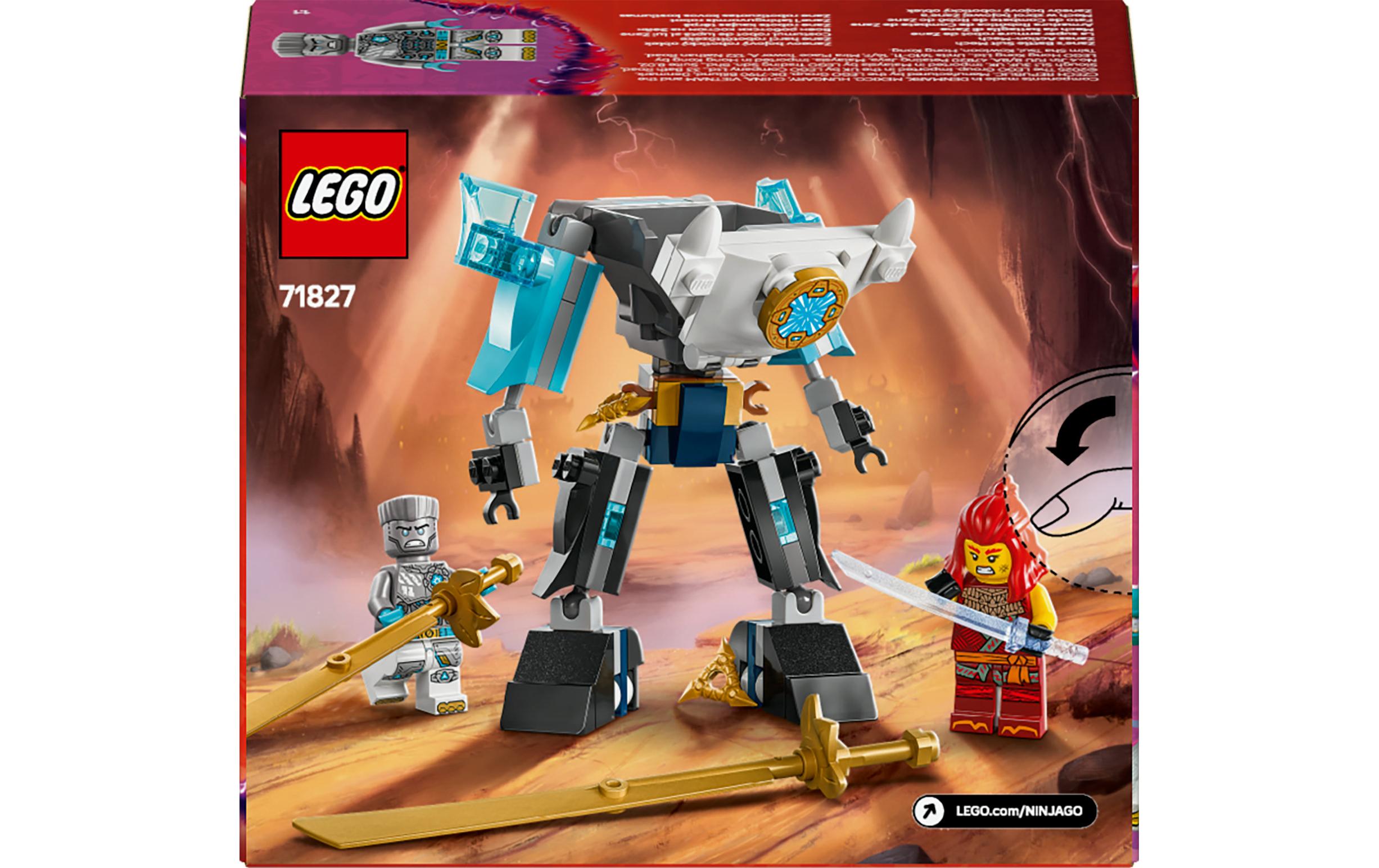 Ninjago Zanes Action-Mech 71827Actionspielset mit 3 Minifiguren