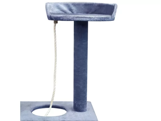 Arbre à chat avec griffoirs en sisal 150 cm Bleu foncé