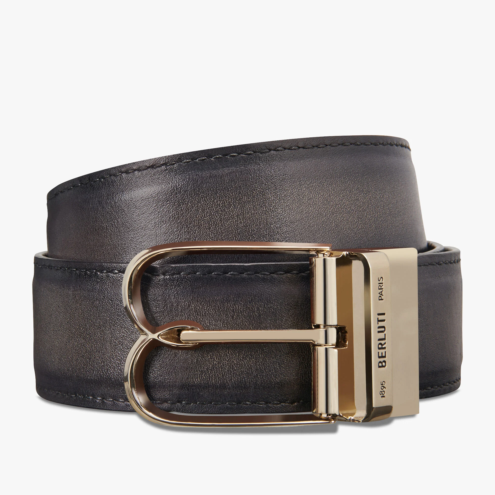 Ceinture 35 MM En Cuir Venezia Scritto