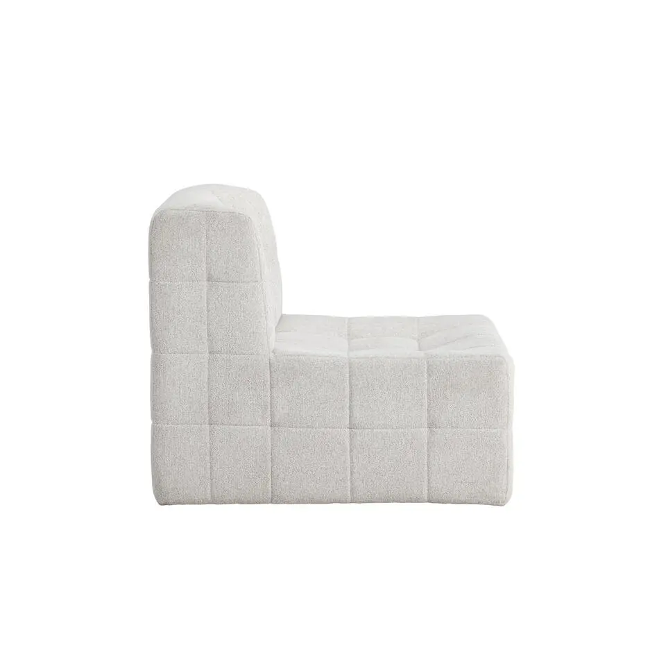 Fauteuil Beige Stof - 80x87x73cm - Malou
