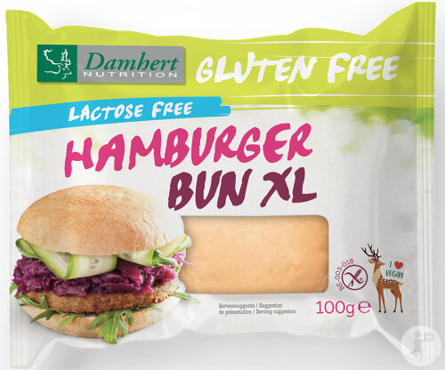 Damhert Sans Gluten Hamburger Bun XL 100g