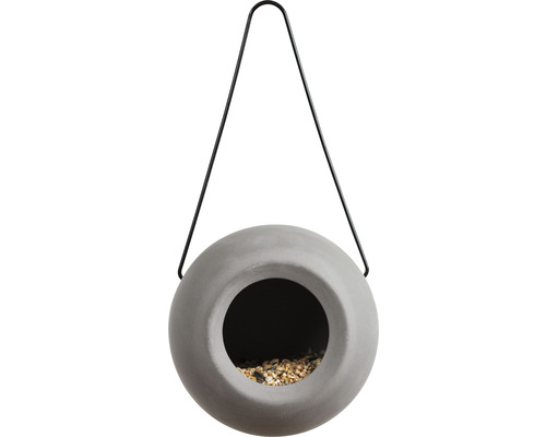 Karlie Singing Friend Lisa keramische voerbak voor huisdieren, ø 14 cm, grijs