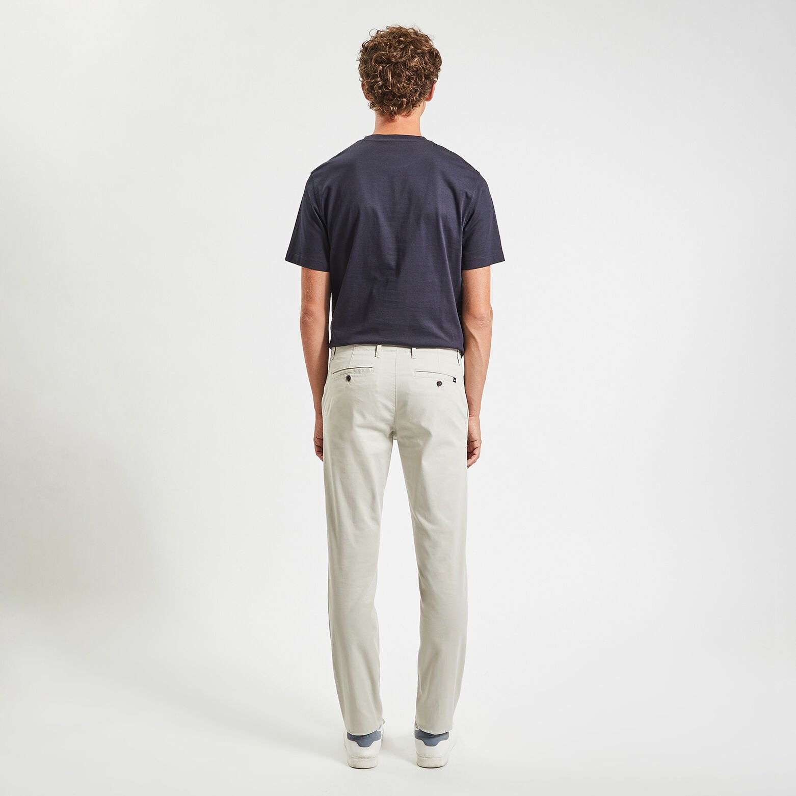 Pantalon chino slim 'le parfait by JULES' Ecru
