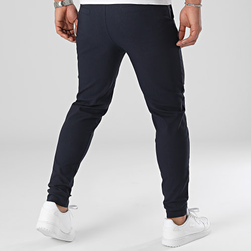 Lot De 2 Pantalons Chino 1697 Noir Bleu Marine