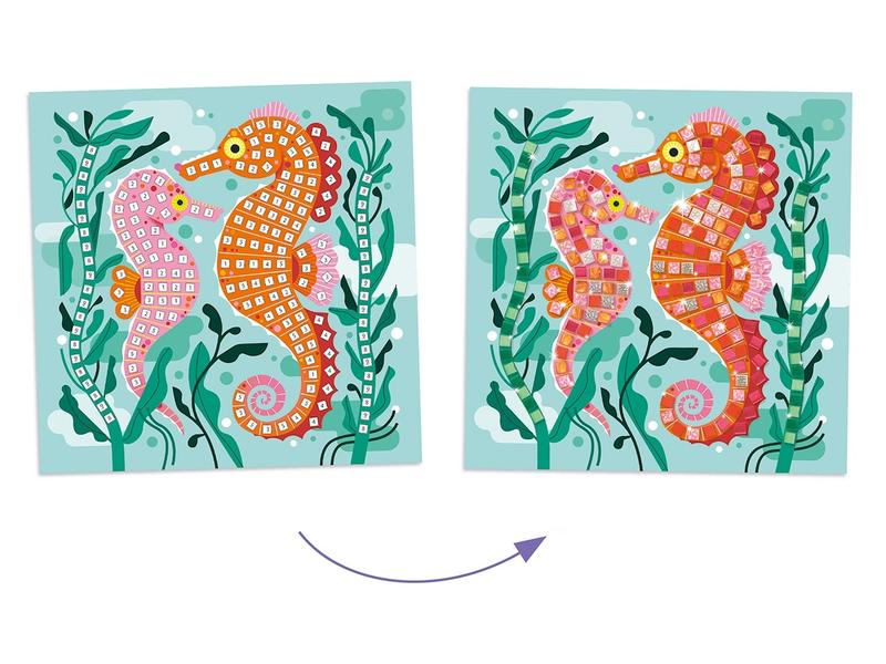 DJECO Bastelset Mosaik Karibik Einführung in die Mosaikkunst