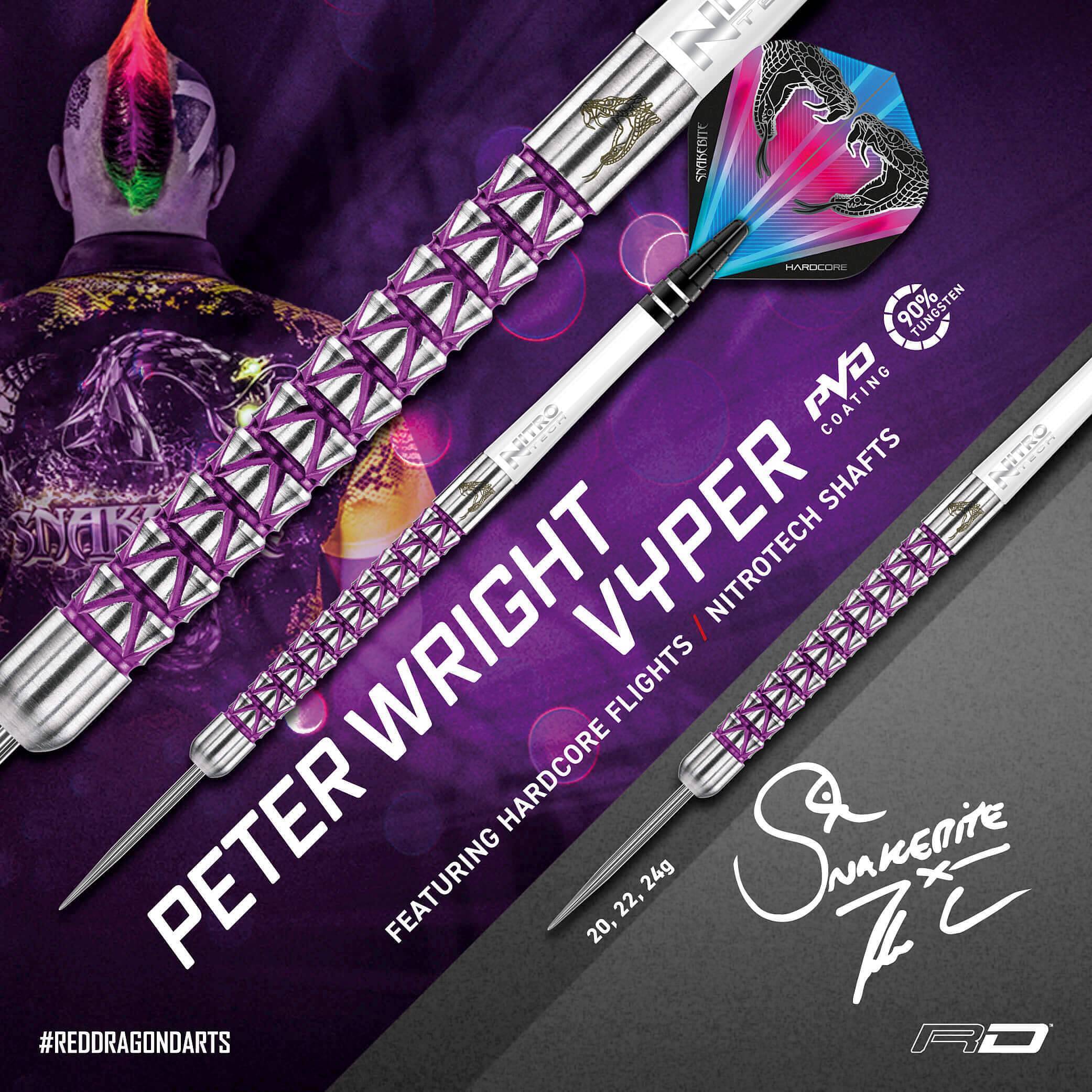 Red Dragon - Peter Wright Vyper - Steeldart