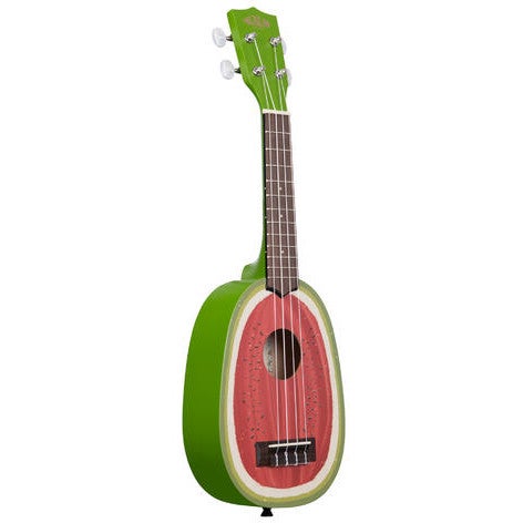Kala KA-NV-WTML Novelty Series sopraan ukelele watermelon met gigbag