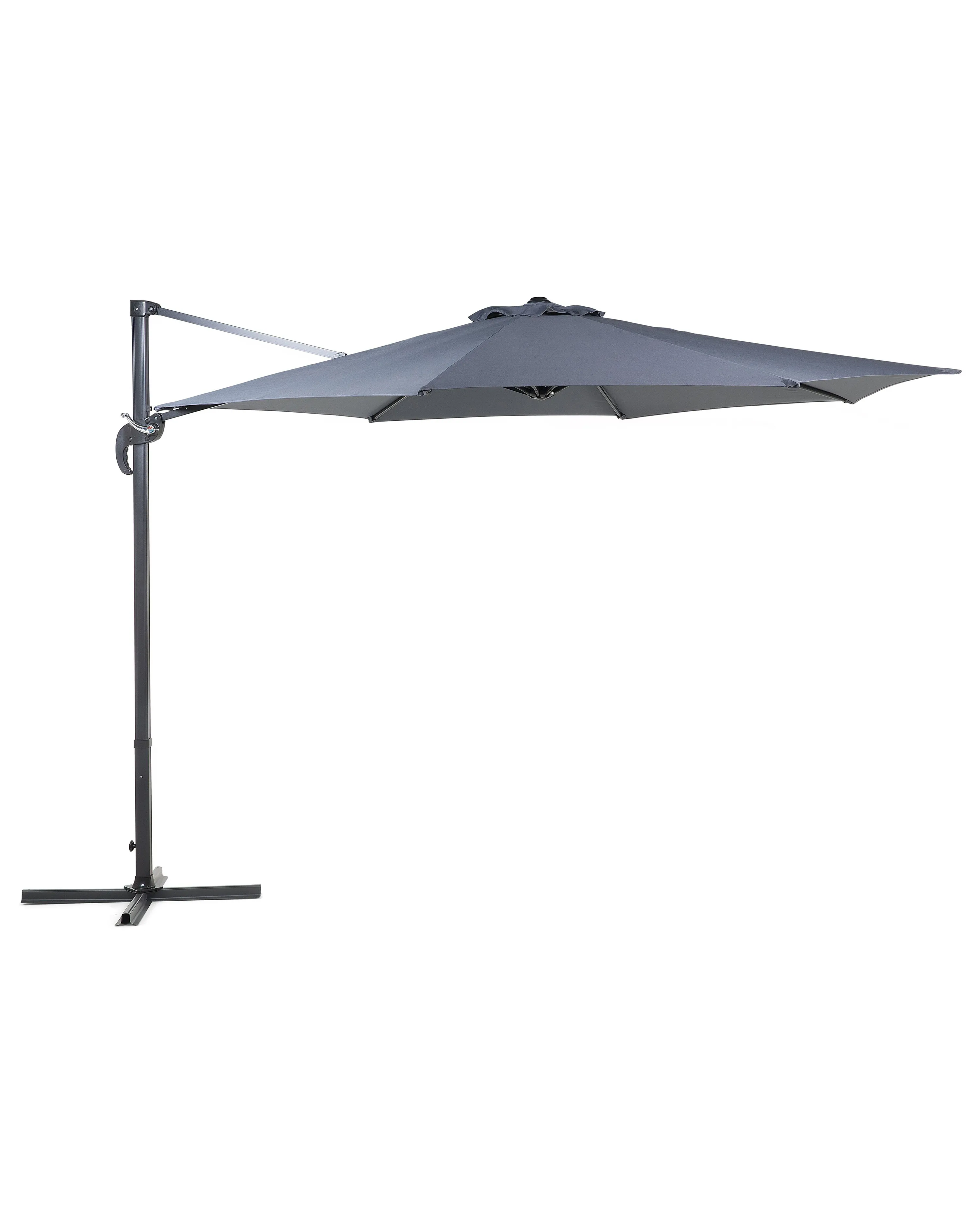 Zweefparasol 300 cm SAVONA Grijs Donkergrijs