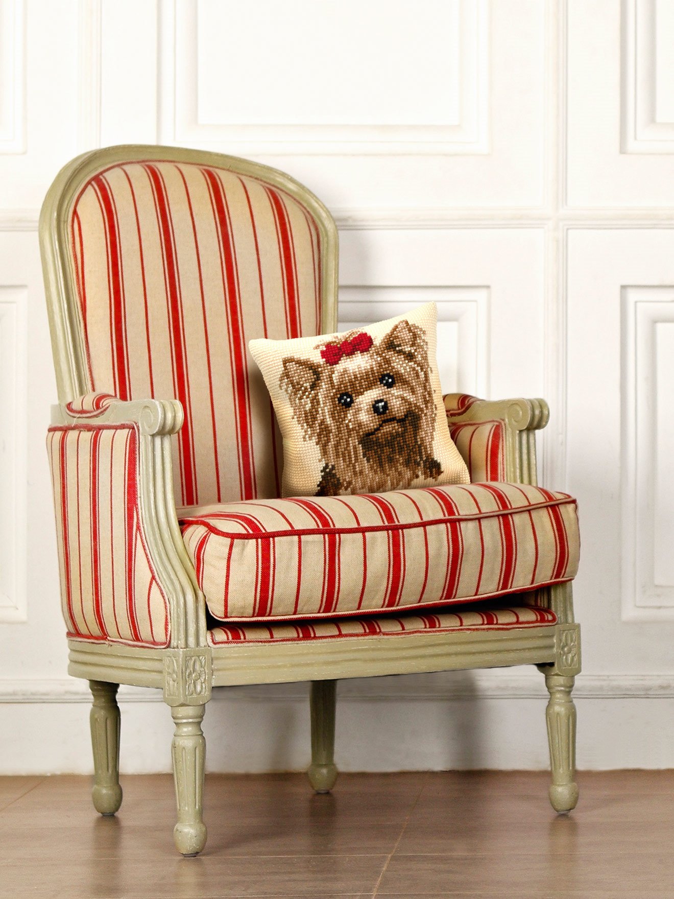Kit canevas pour coussin