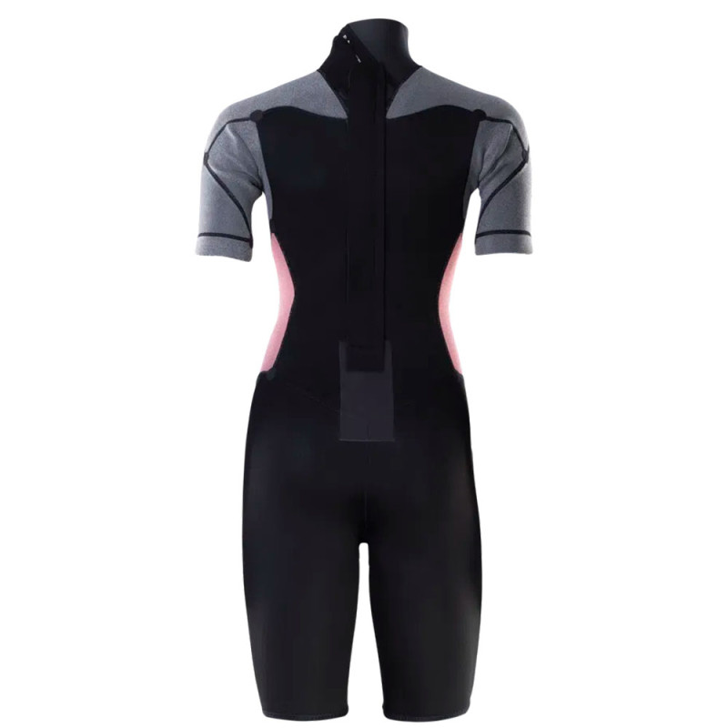 Shorty neoprene femme ion element 2-2 ss backzip steel blue